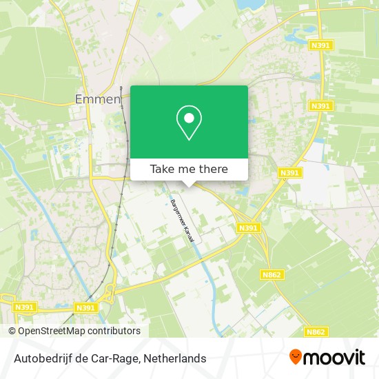 Autobedrijf de Car-Rage map