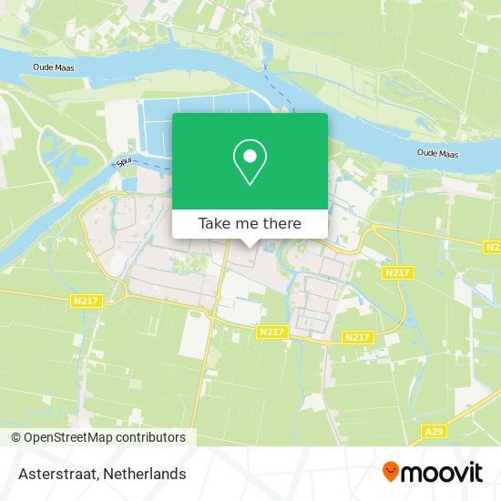 Asterstraat map