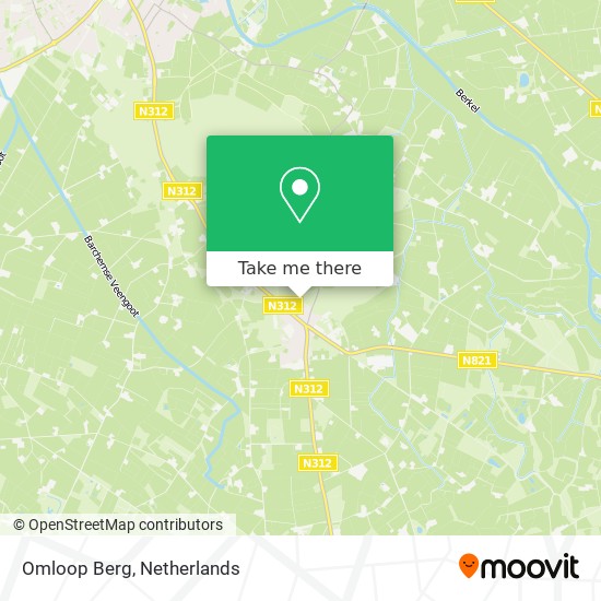 Omloop Berg Karte