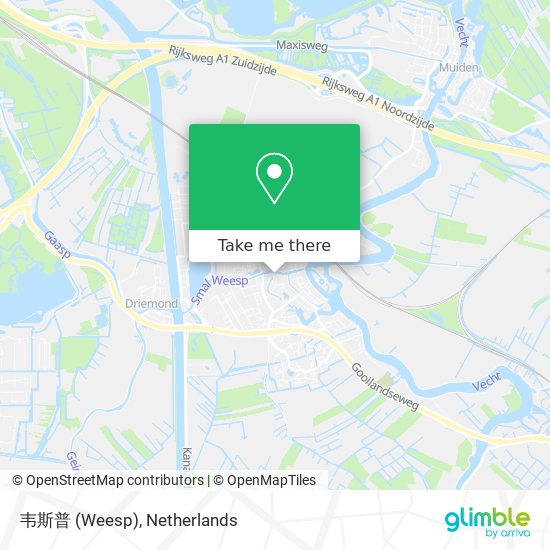 韦斯普 (Weesp) Karte