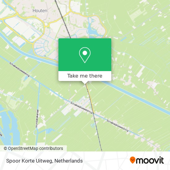 Spoor Korte Uitweg map