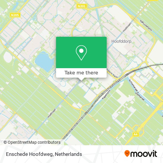 Enschede Hoofdweg map
