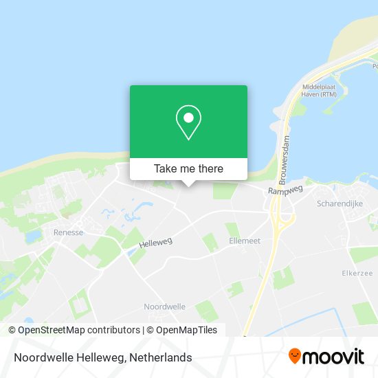 Noordwelle Helleweg map