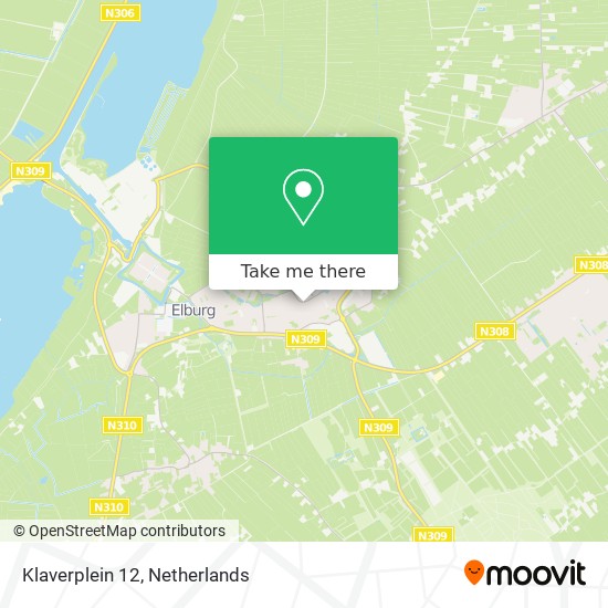 Klaverplein 12 map