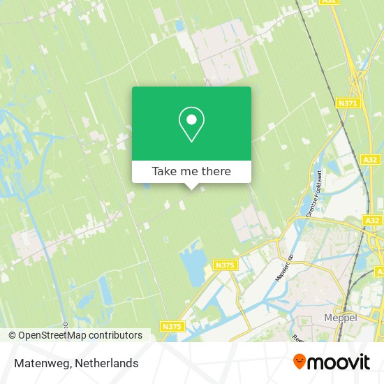 Matenweg map