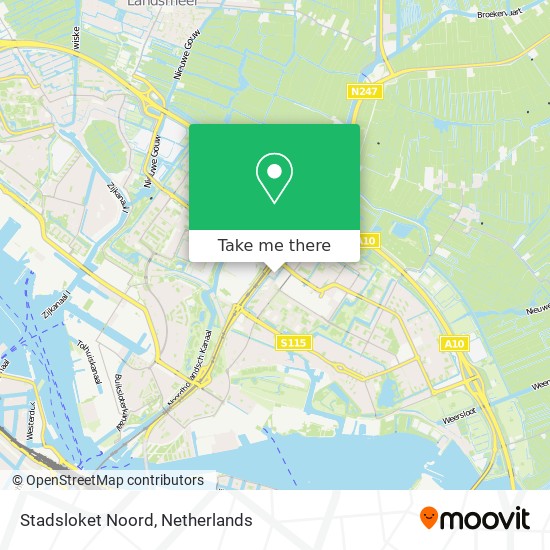 Stadsloket Noord Karte