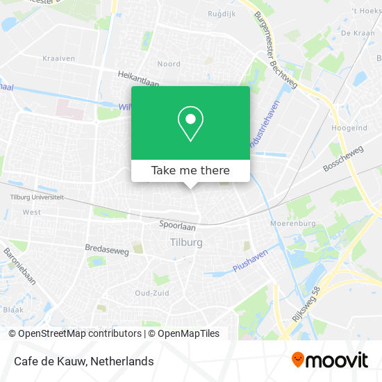 Cafe de Kauw map