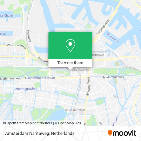 Amsterdam Naritaweg Karte