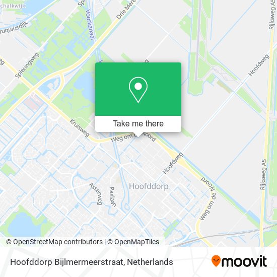 Hoofddorp Bijlmermeerstraat map