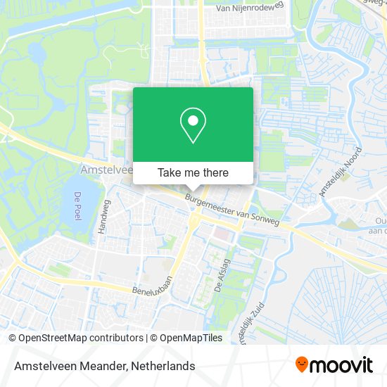 Amstelveen Meander map