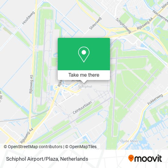 Schiphol Airport/Plaza Karte