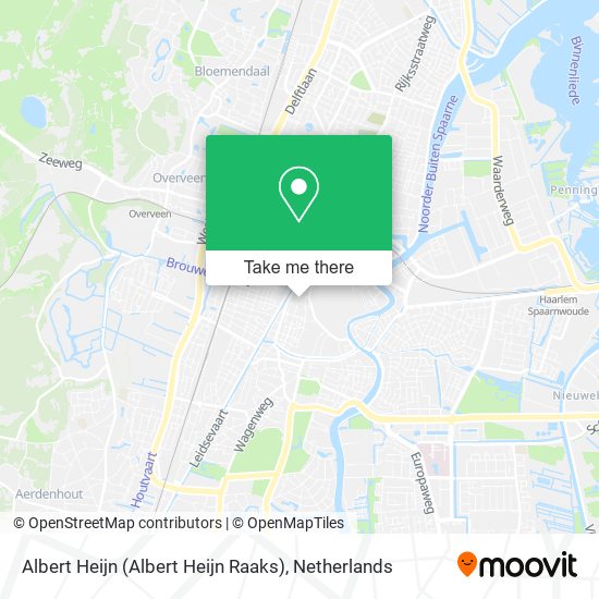 Albert Heijn (Albert Heijn Raaks) Karte