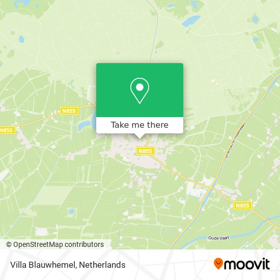 Villa Blauwhemel map