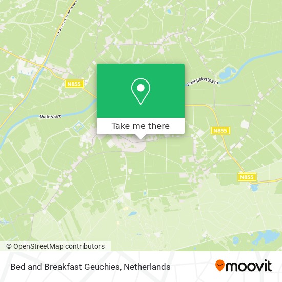 Bed and Breakfast Geuchies map