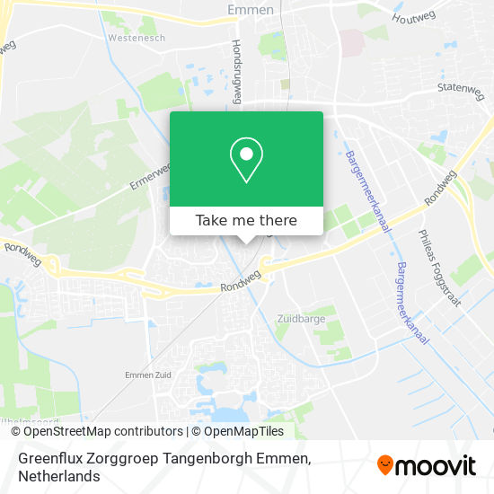 Greenflux Zorggroep Tangenborgh Emmen map