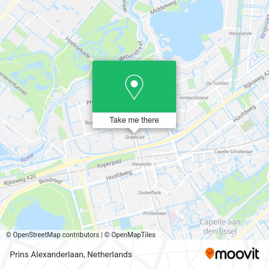 Prins Alexanderlaan map