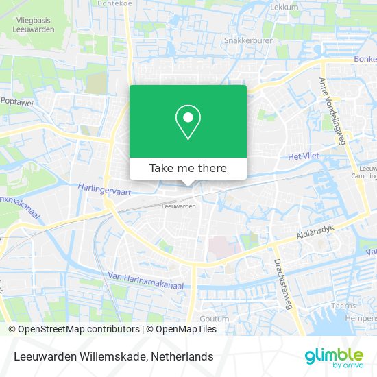 Leeuwarden Willemskade map