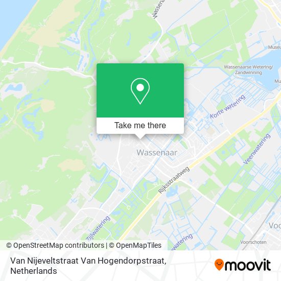 Van Nijeveltstraat Van Hogendorpstraat map