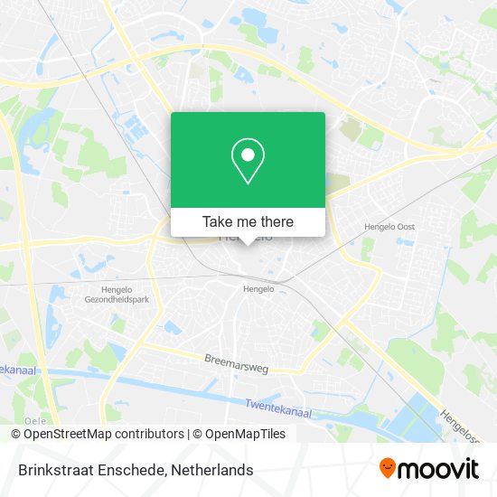 Brinkstraat Enschede map