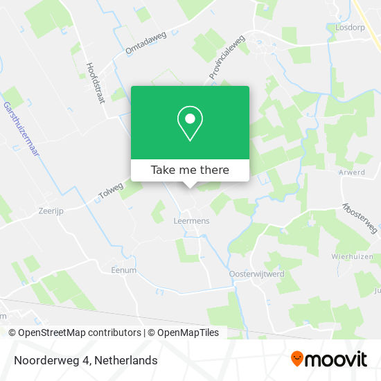 Noorderweg 4 map