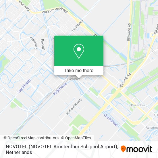 NOVOTEL (NOVOTEL Amsterdam Schiphol Airport) Karte