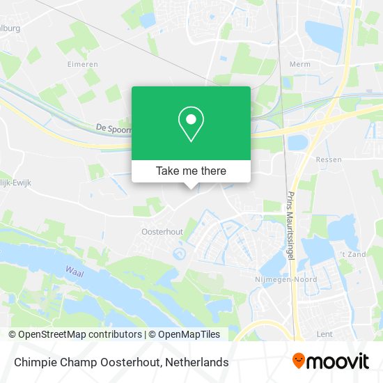 Chimpie Champ Oosterhout map