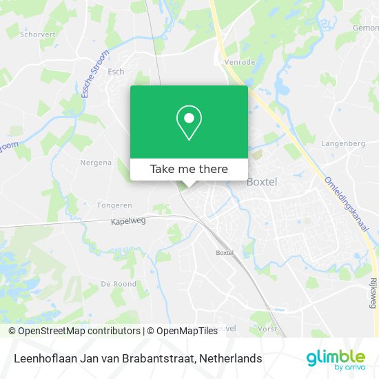 Leenhoflaan Jan van Brabantstraat map