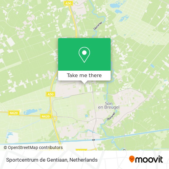 Sportcentrum de Gentiaan map