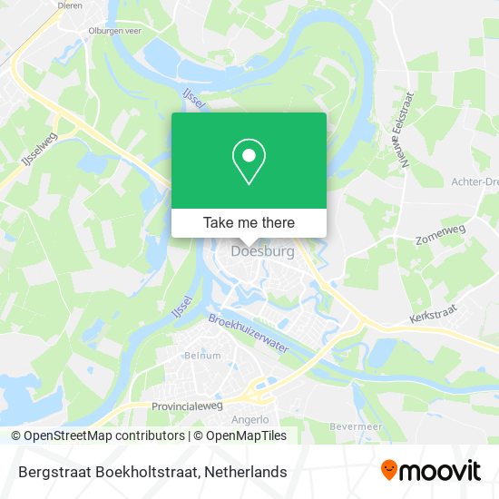 Bergstraat Boekholtstraat Karte