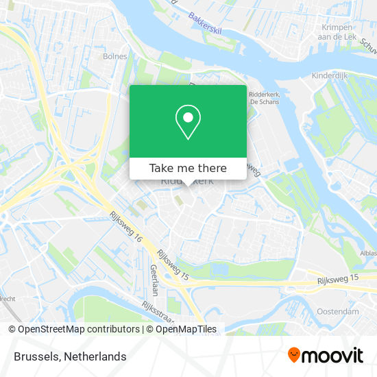 Brussels map