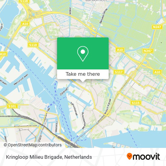 Kringloop Milieu Brigade map