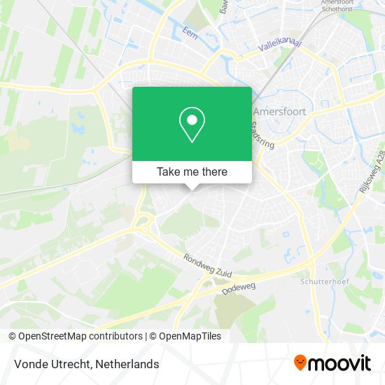 Vonde Utrecht map