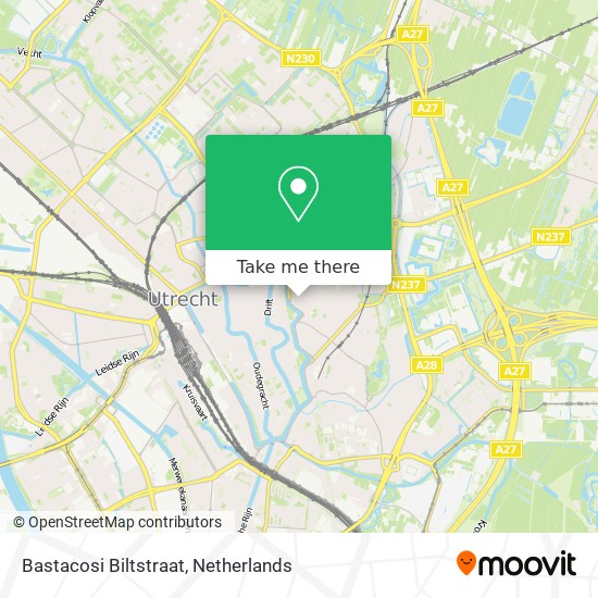 Bastacosi Biltstraat map