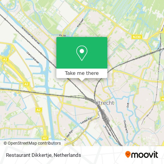 Restaurant Dikkertje map