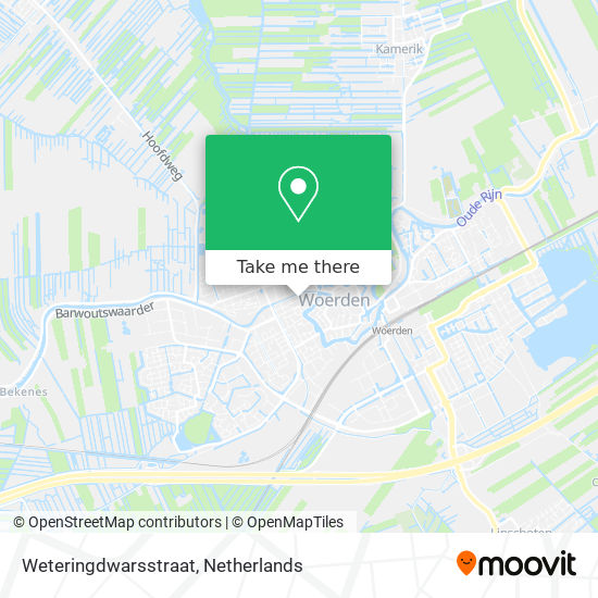 Weteringdwarsstraat map