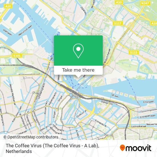 The Coffee Virus (The Coffee Virus - A Lab) map