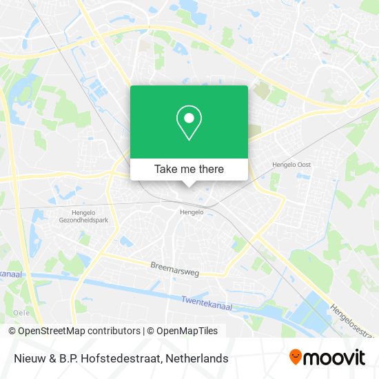 Nieuw & B.P. Hofstedestraat map