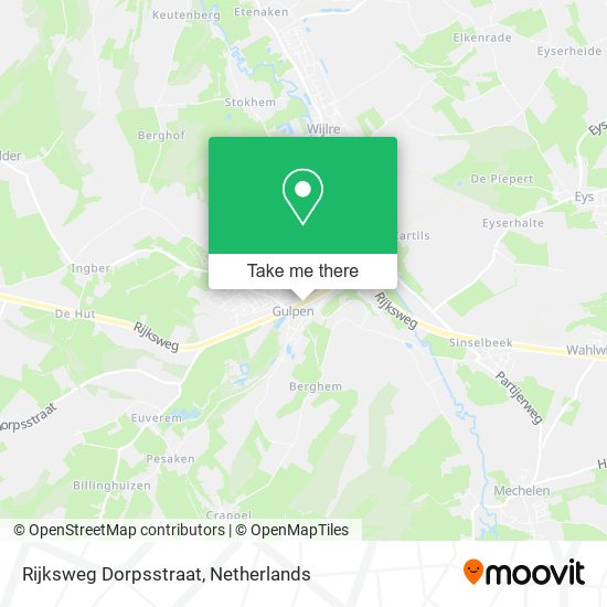 Rijksweg Dorpsstraat map
