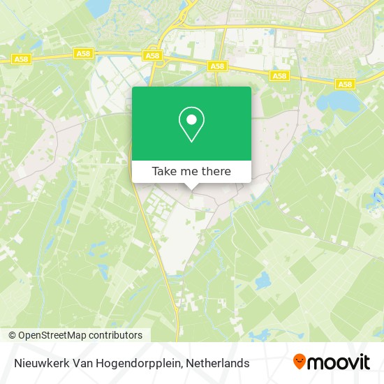 Nieuwkerk Van Hogendorpplein map