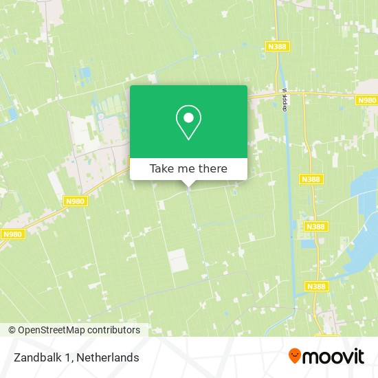 Zandbalk 1 map