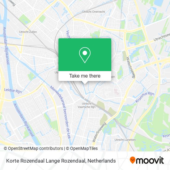 Korte Rozendaal Lange Rozendaal map