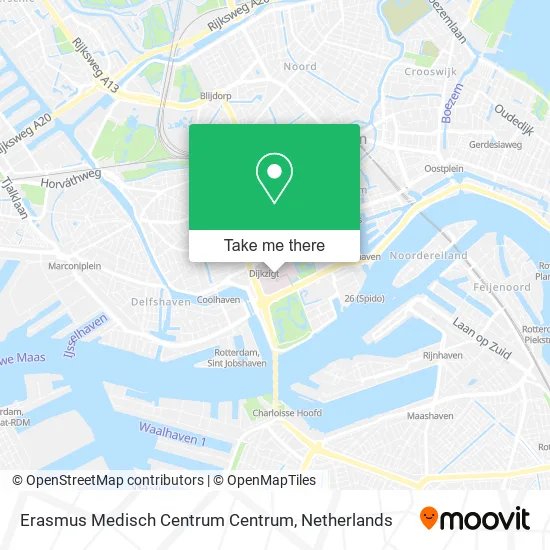 Erasmus Medisch Centrum Centrum map