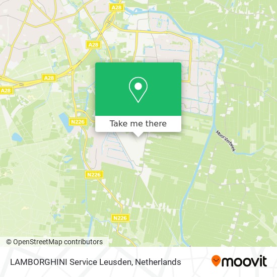 LAMBORGHINI Service Leusden map