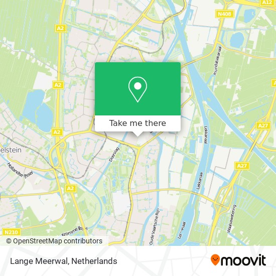 Lange Meerwal map