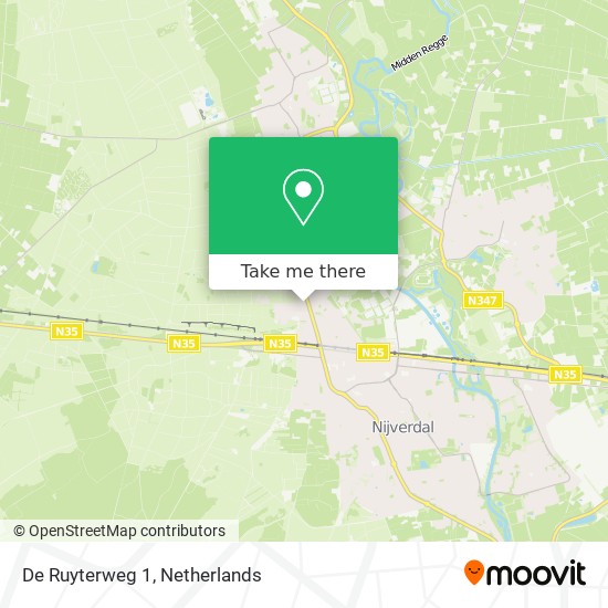 De Ruyterweg 1 map