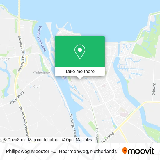 Philipsweg Meester F.J. Haarmanweg map