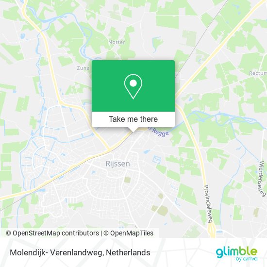Molendijk- Verenlandweg map