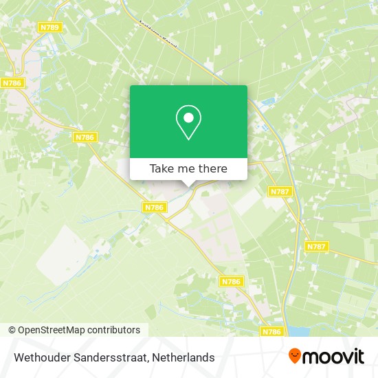 Wethouder Sandersstraat map