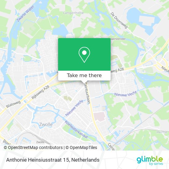 Anthonie Heinsiusstraat 15 Karte