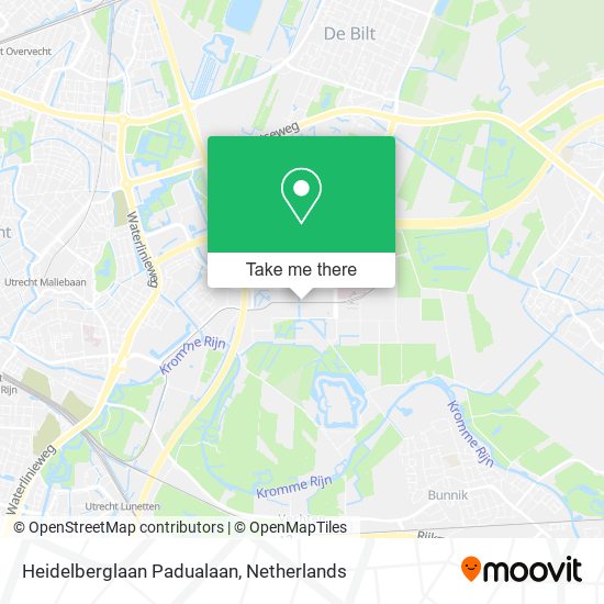 Heidelberglaan Padualaan map